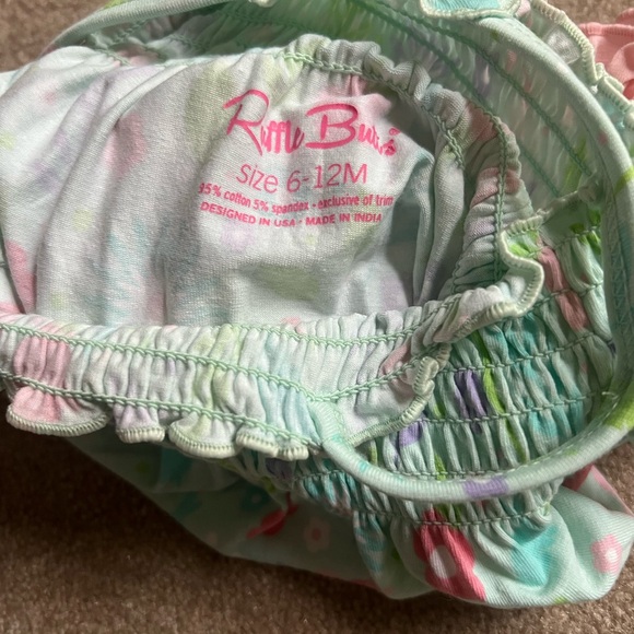 Ruffle Butts Spring Floral bubble - Picture 4 of 4